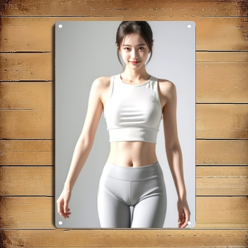 Home Gym Minimalist - Metal Sign Modern Minimalist 2D Flat