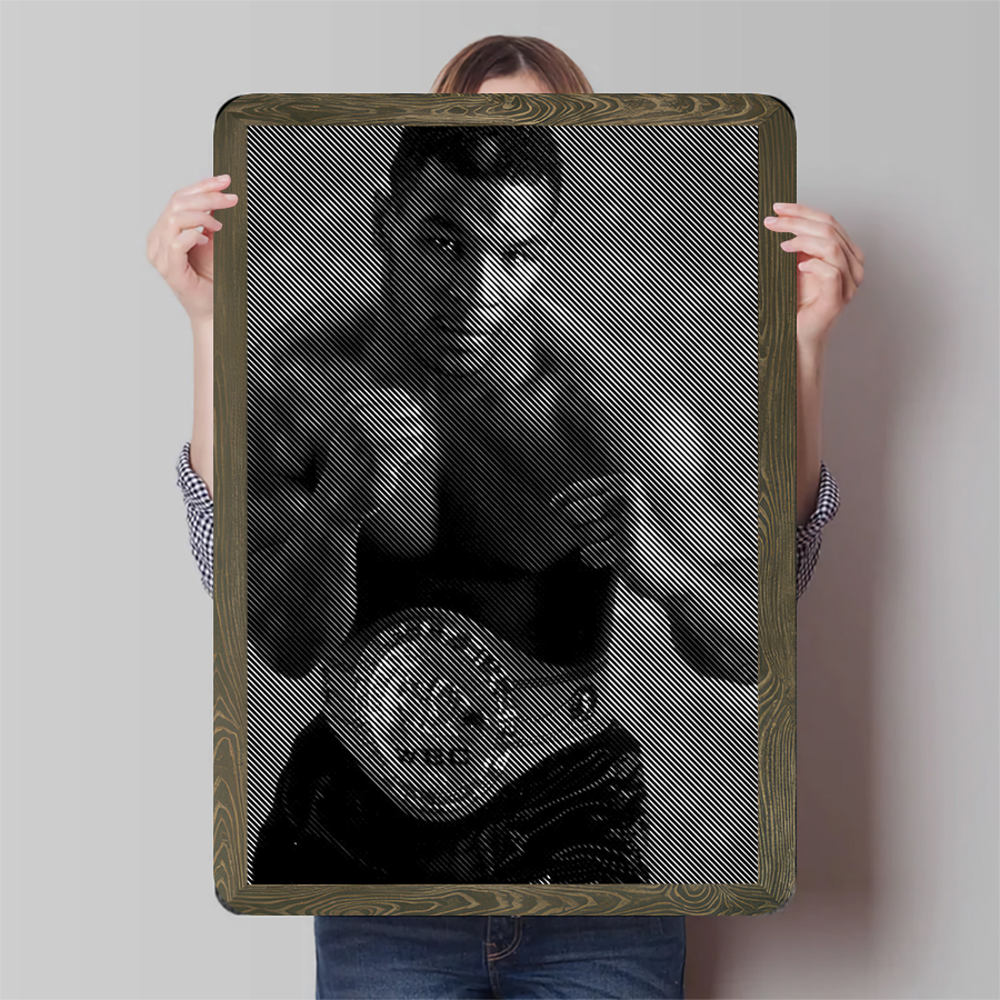 Home Gym Minimalist - Creative Boxer Metal Tin Sign Home