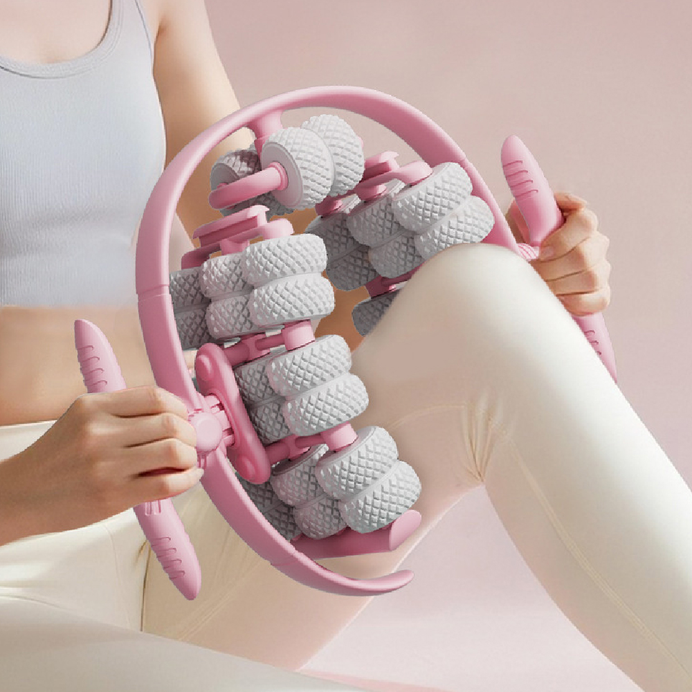 Home Gym Tools - Detachable Yoga Leg Roller, Ring-Shaped Massager