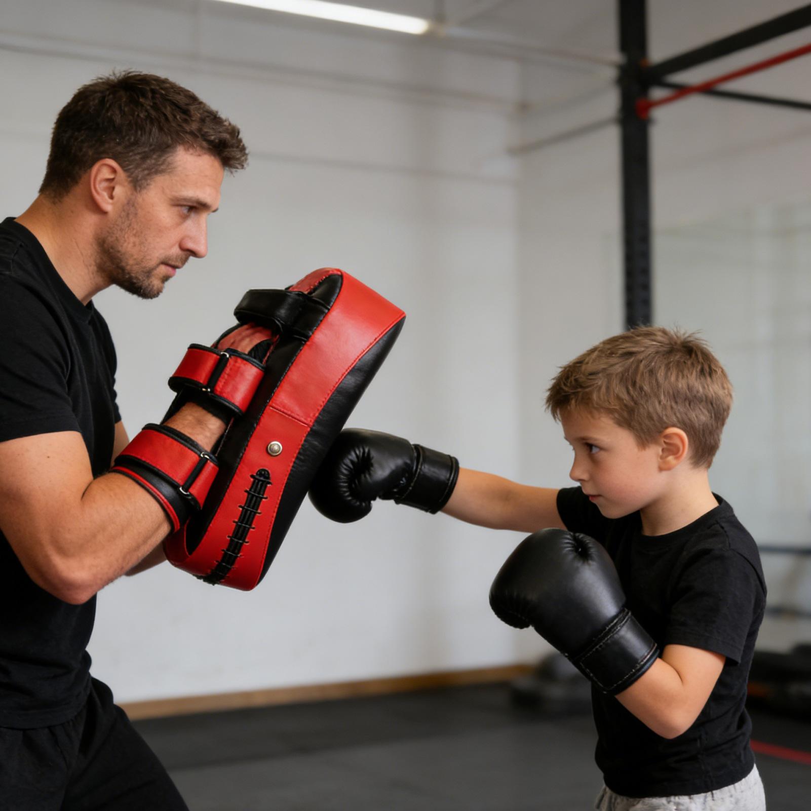 PU Leather Boxing Pads Curved  - Home Gym Equipment recension och pris