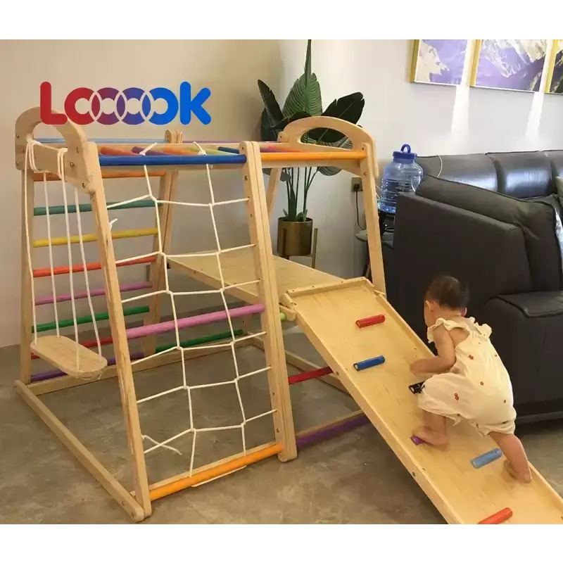 Multifunctional Wooden Toddler - Home Gym For Toddlers recension och pris