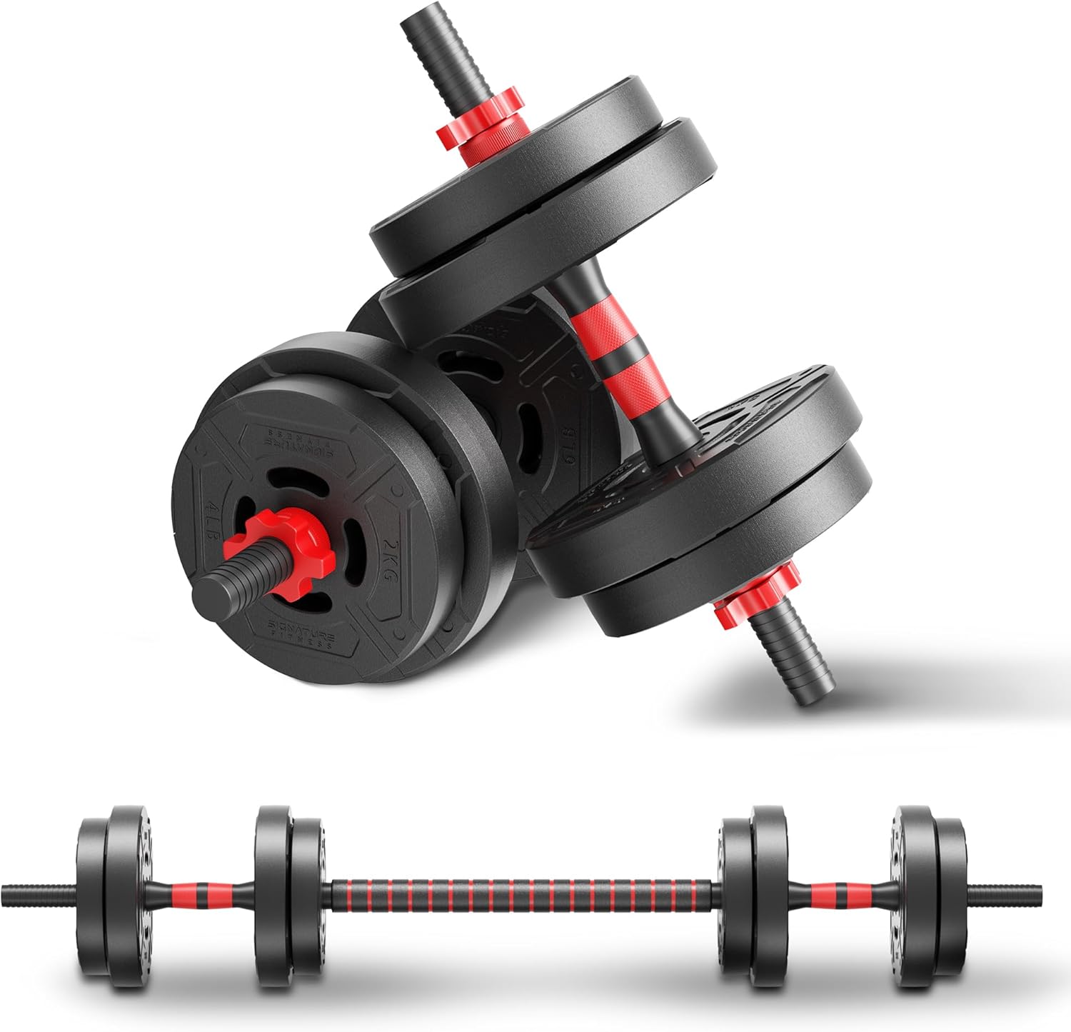 22lb 2-in-1 Adjustable Dumbbel - Home Gym Kit recension och pris