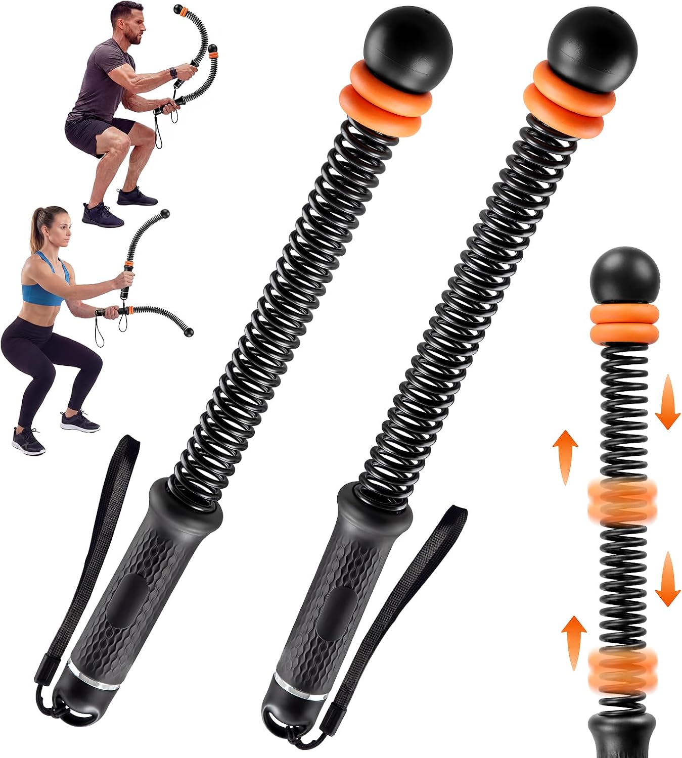Adjustable Ropeless Battle Rop - Home Gym Portable recension och pris