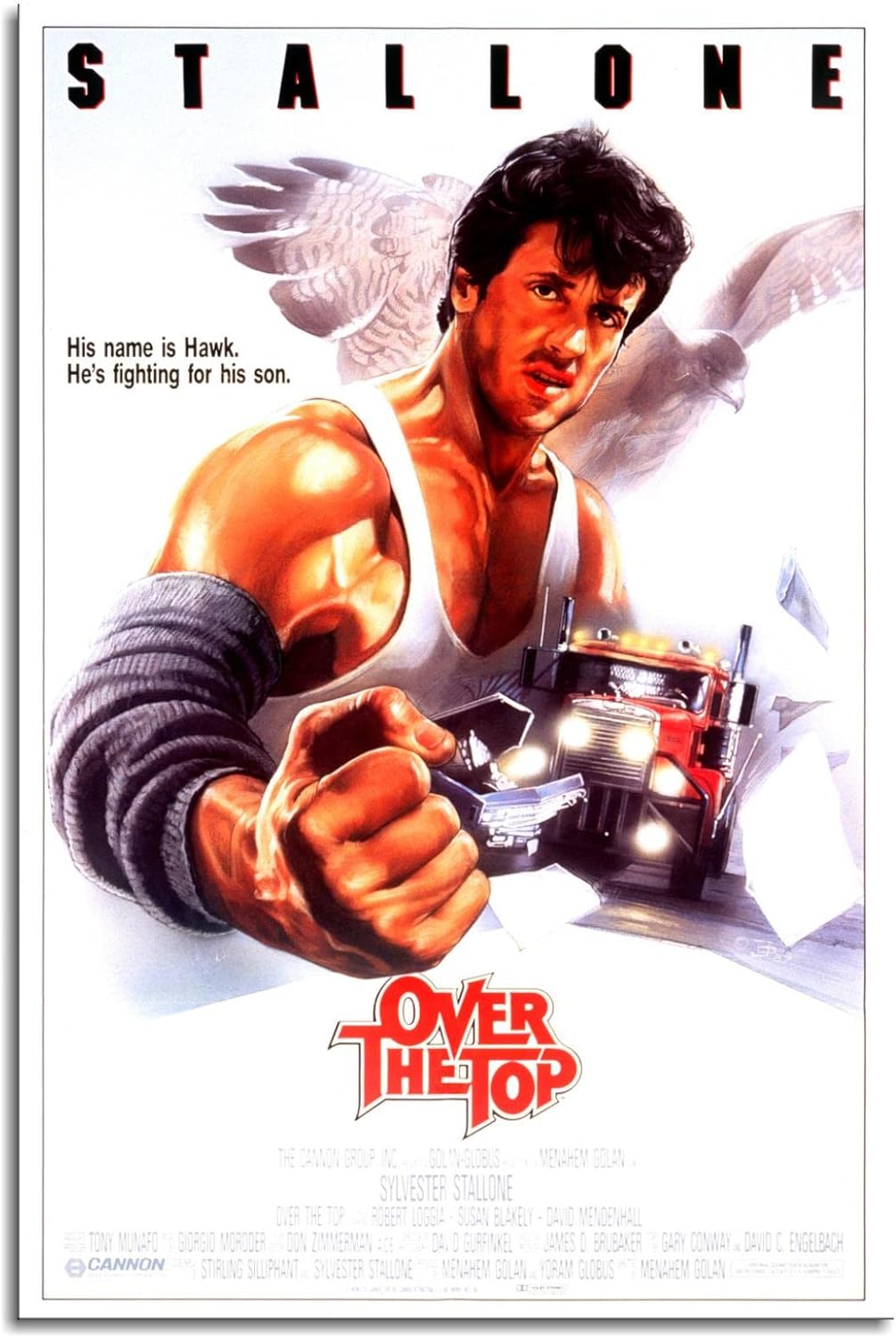 Over The Top Movie Poster Clas - Home Gym Decor recension och pris