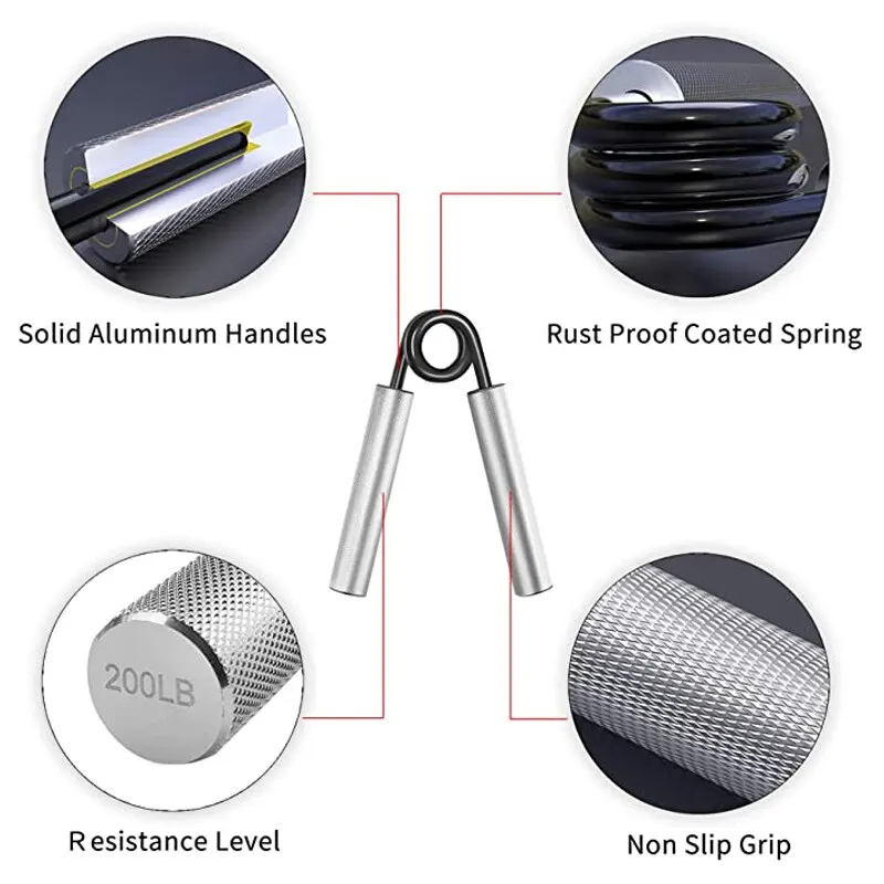 Metal Hand Grip Set 100LB-300L - Home Gym Kit recension och pris