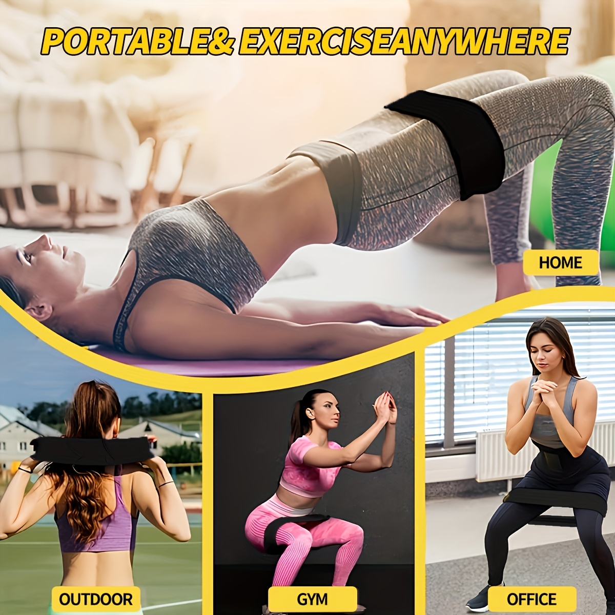3PCS Resistance Bands Set, Ela - Home Gym Kit recension och pris