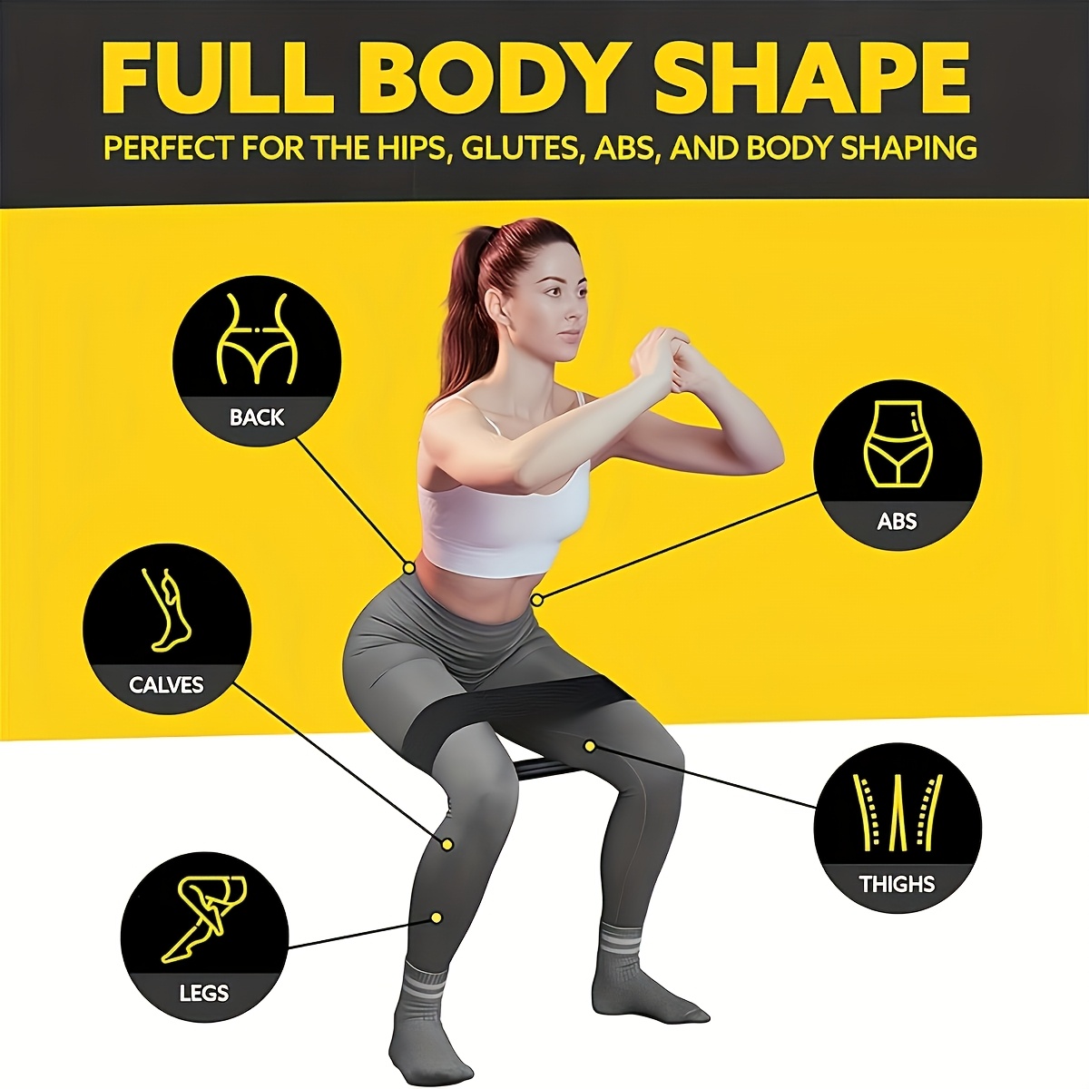 3PCS Resistance Bands Set, Ela - Home Gym Kit recension och pris