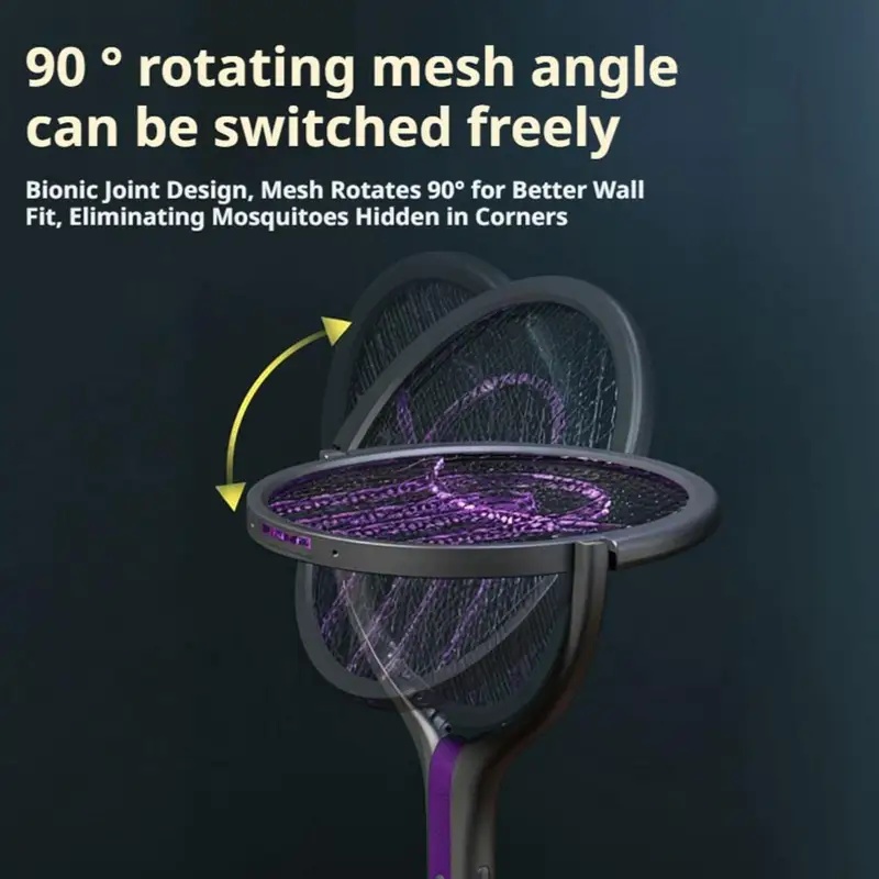 Rotating Head Bug Zapper Racke - Head Racket Boom recension och pris