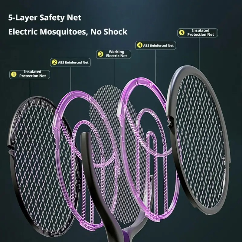 Rotating Head Bug Zapper Racke - Head Racket Boom recension och pris