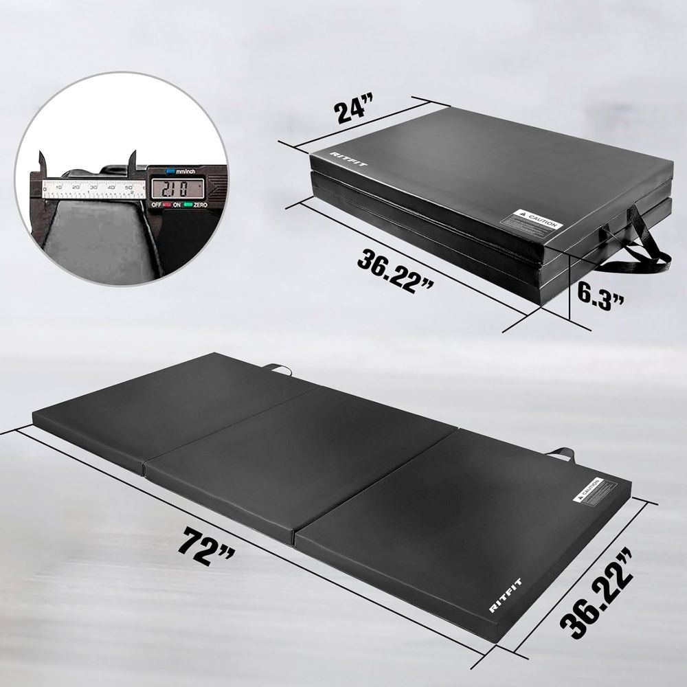 Enhanced 2 Thick Gym Mat, 3'x6 - Home Gym Yoga recension och pris