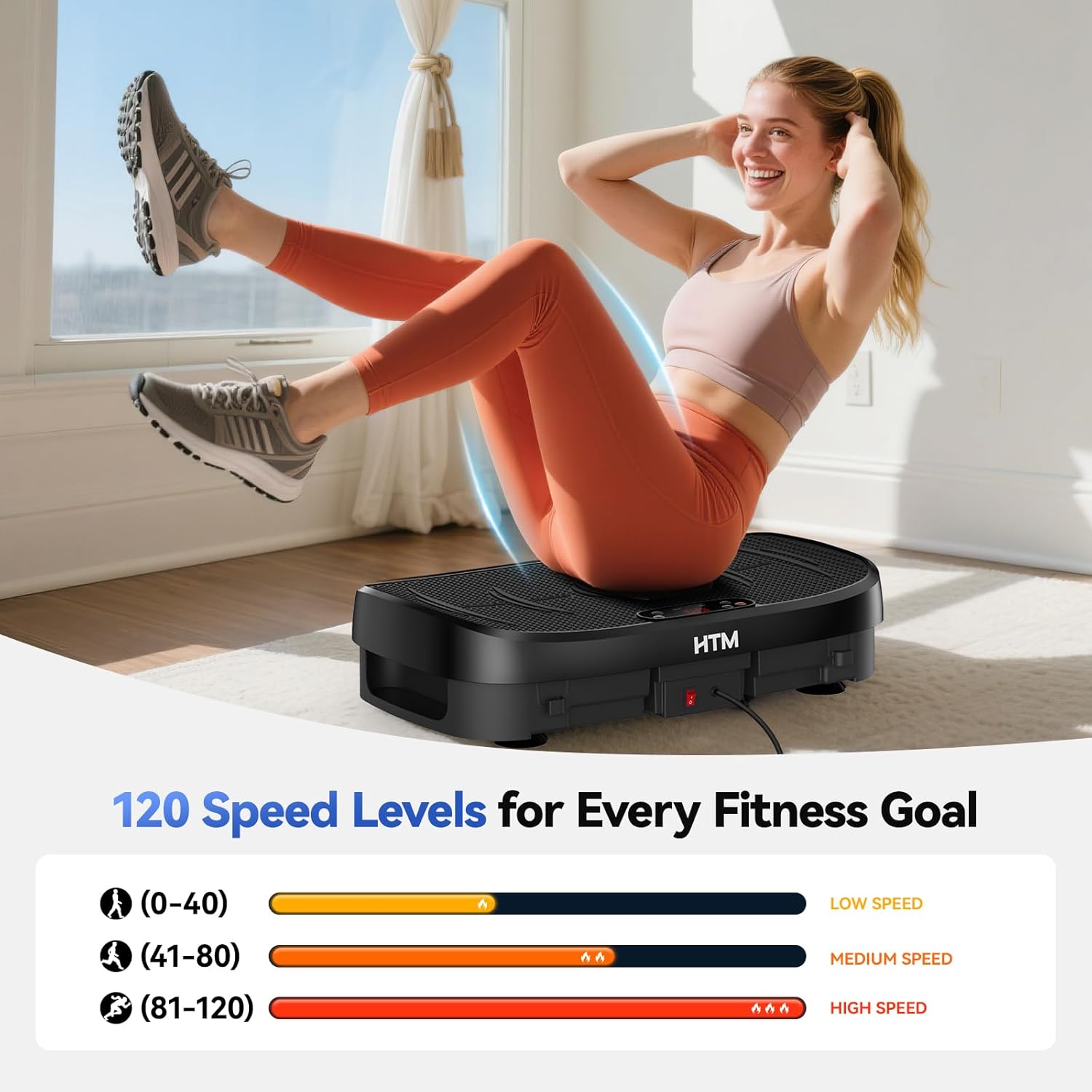 Vibration Plate Fat Burning Fi - Home Gym Yoga recension och pris