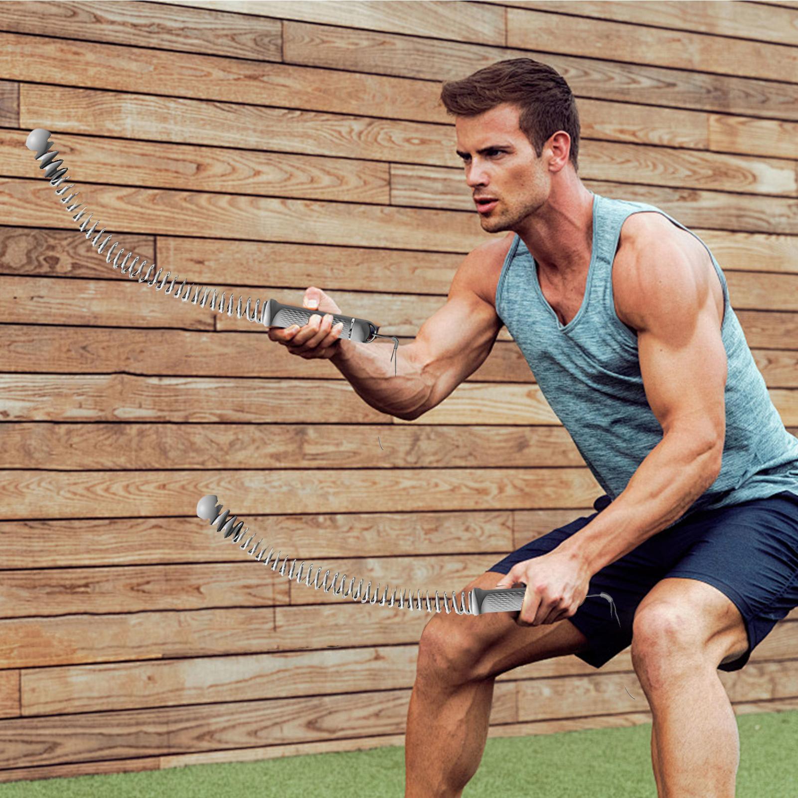 Cordless Battle Rope Cordless  - Home Gym Portable recension och pris