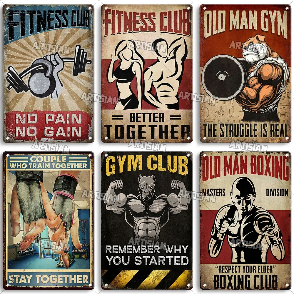 Old Man Gym Club Inspirational - Home Gym Decor recension och pris