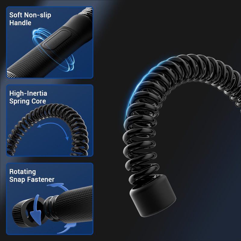 UMAY Ropeless Battle Rope, Low - Home Gym Portable recension och pris