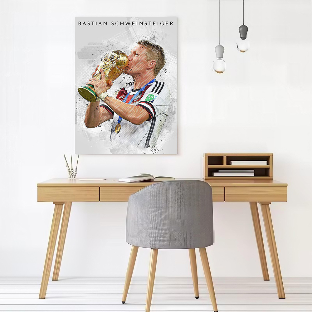 Bastian Schweinsteiger Canvas  - Home Gym Decor recension och pris