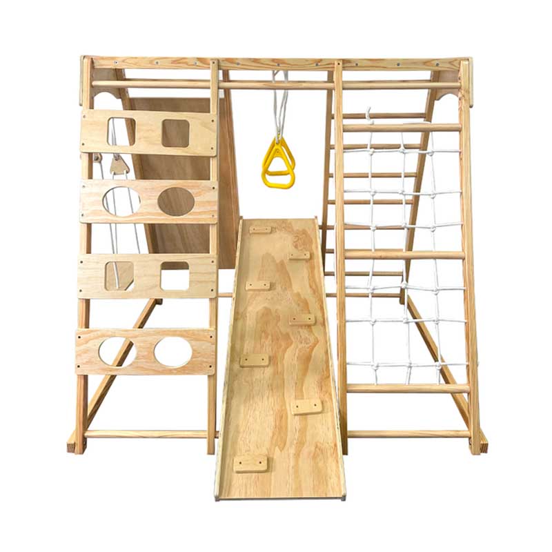 Kids Wooden Climbing Frame, In - Home Gym For Toddlers recension och pris