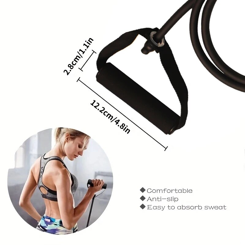 Resistance Bands With Handles, - Home Gym Tools recension och pris