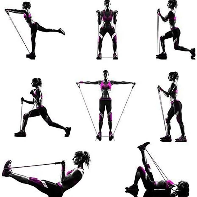Resistance Bands With Handles, - Home Gym Tools recension och pris