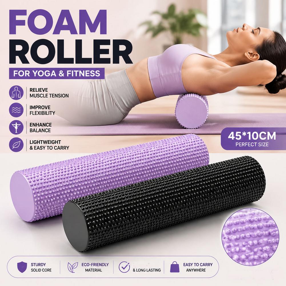 Yoga Foam Roller EVA High Dens - Home Gym Yoga recension och pris
