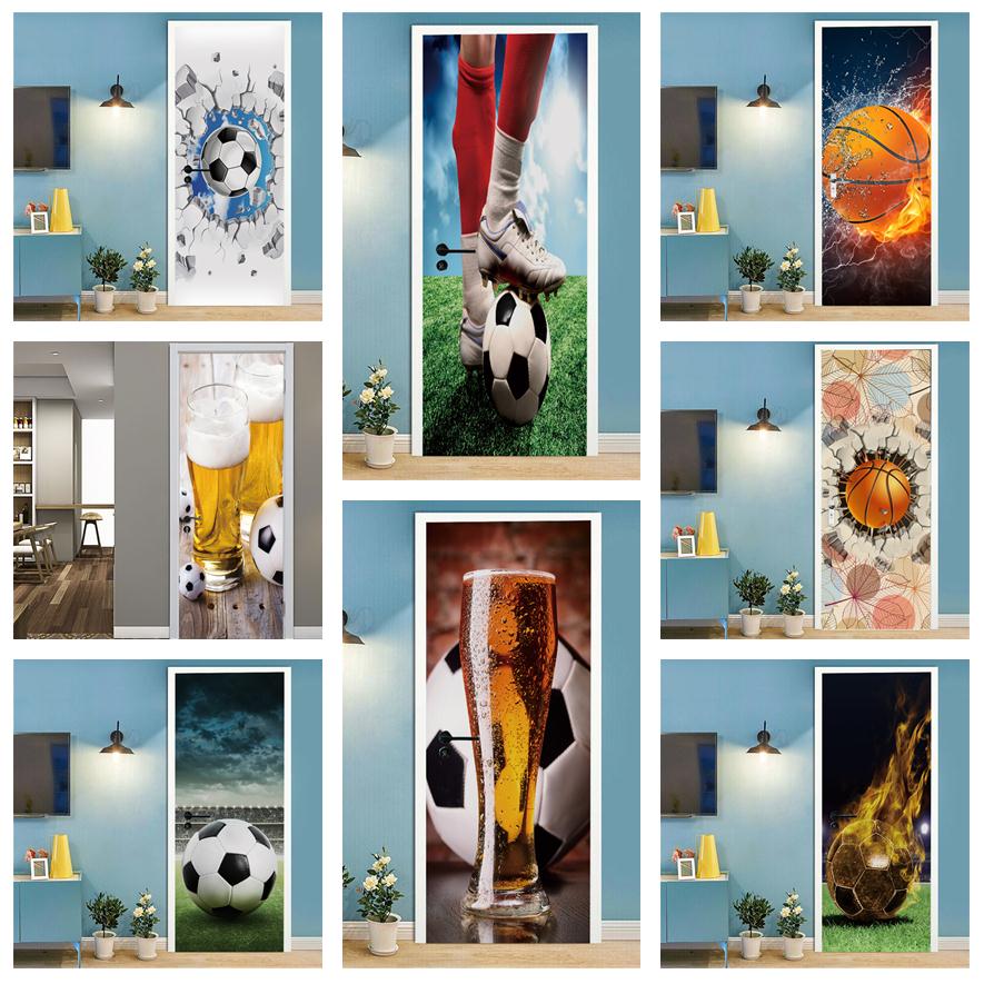 Football Basketball 3D Wallpap - Home Gym Decor recension och pris