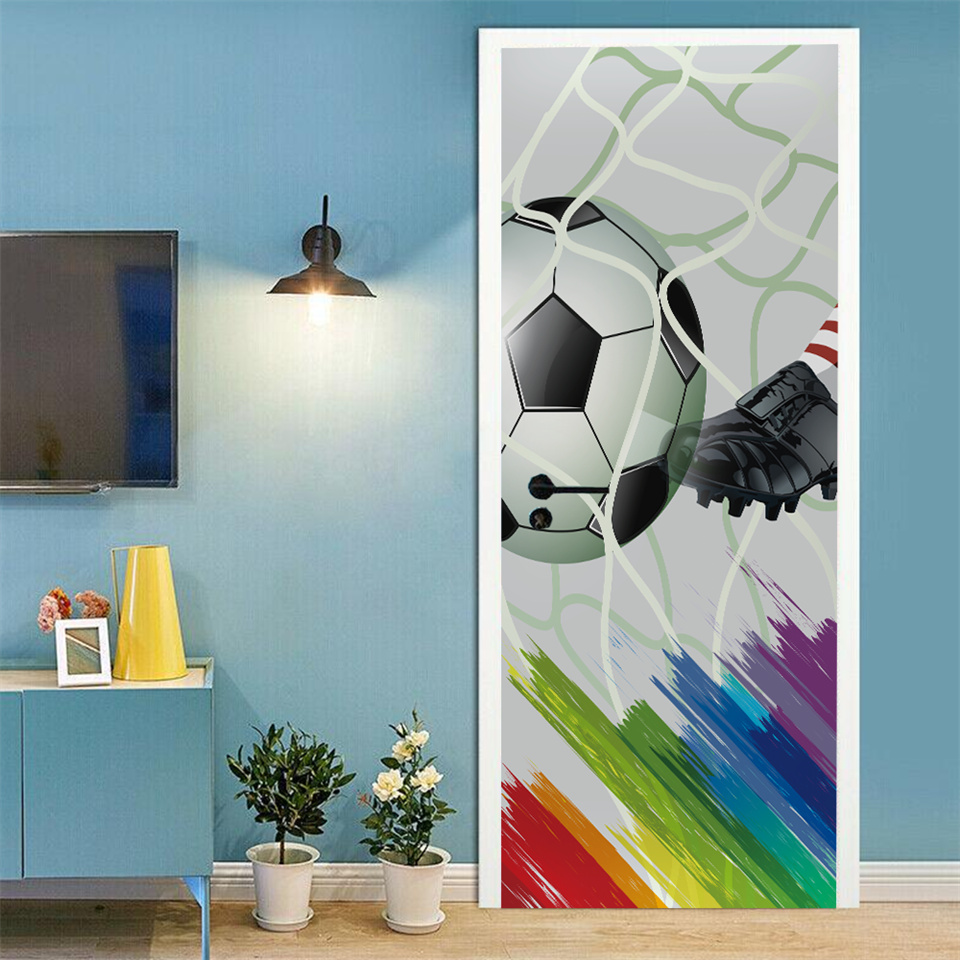 Football Basketball 3D Wallpap - Home Gym Decor recension och pris