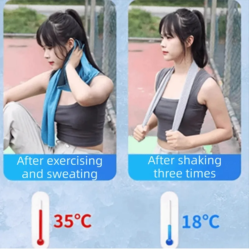 Instant Cooling Ice Sports Tow - Home Gym Portable recension och pris
