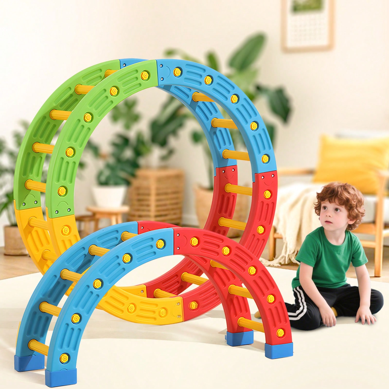 GCCSJ 2-In-1 Foldable Toddler  - Home Gym For Toddlers recension och pris