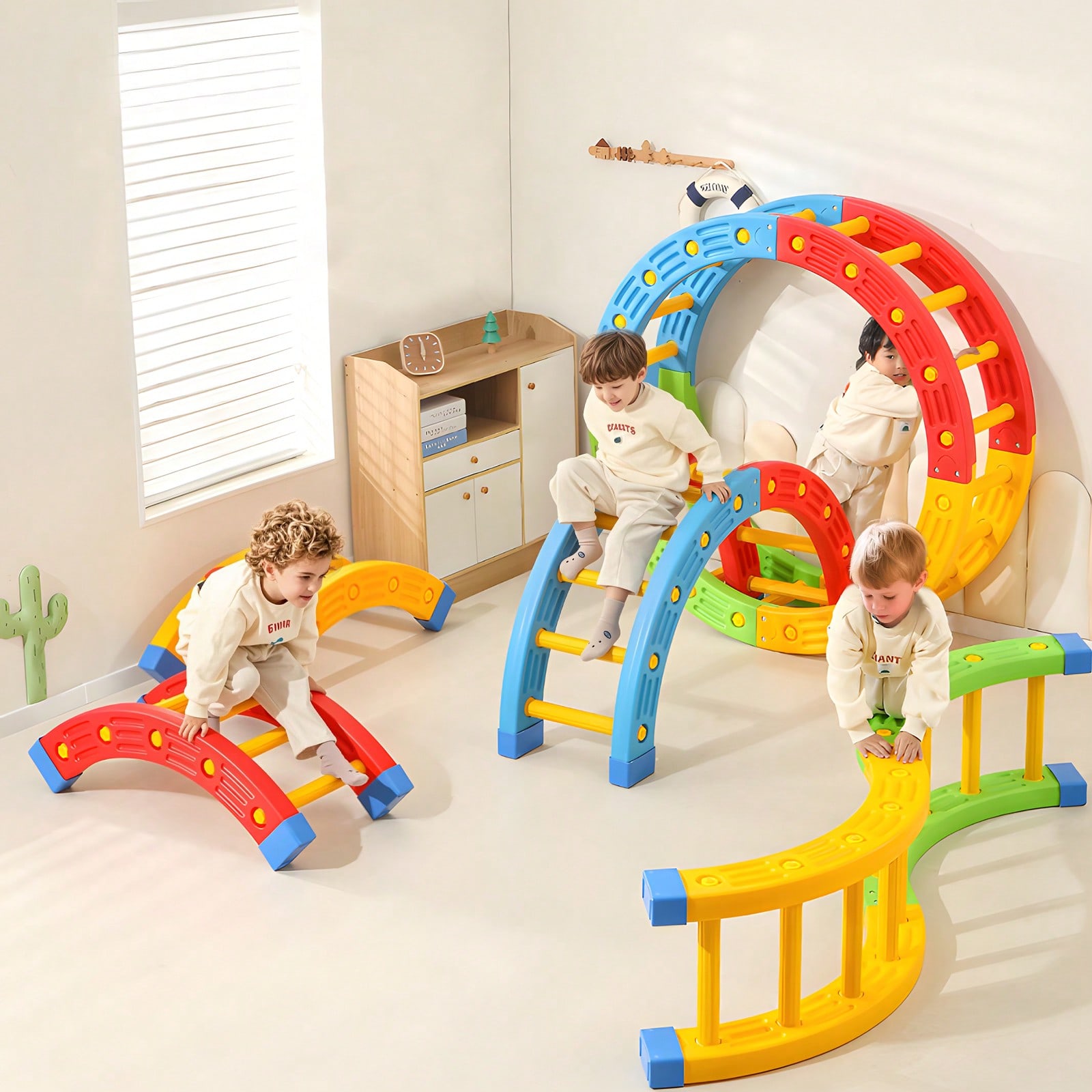 GCCSJ 2-In-1 Foldable Toddler  - Home Gym For Toddlers recension och pris