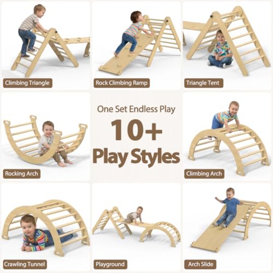 Indoor toddler climbing toy se - Home Gym For Toddlers recension och pris