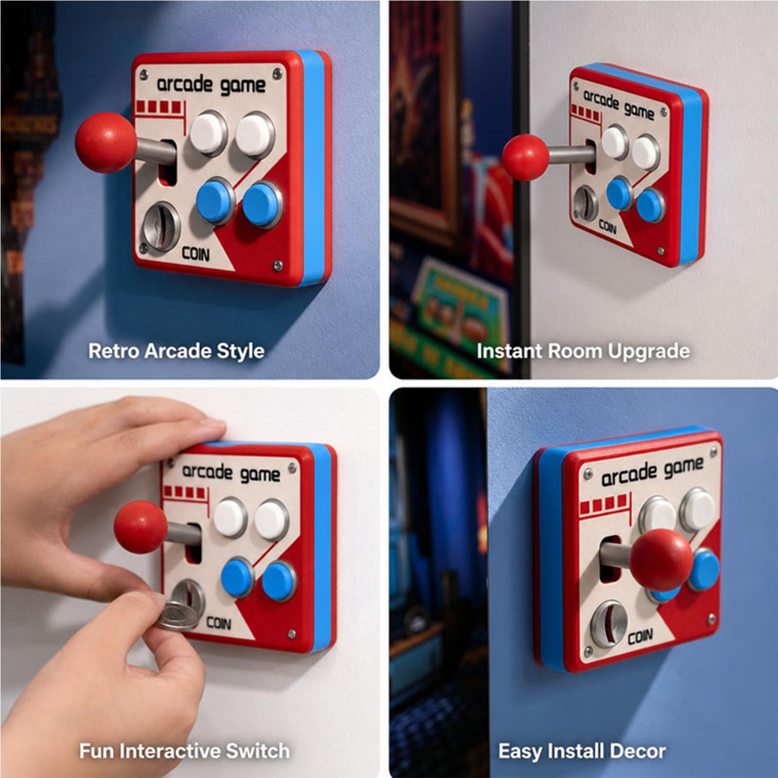 Creative Retro Arcade Game Lig - Home Gym Decor recension och pris