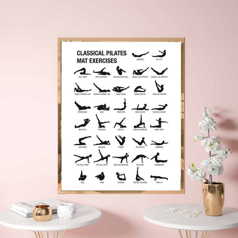 Frameless Pilates Workout Char - Home Gym Decor recension och pris