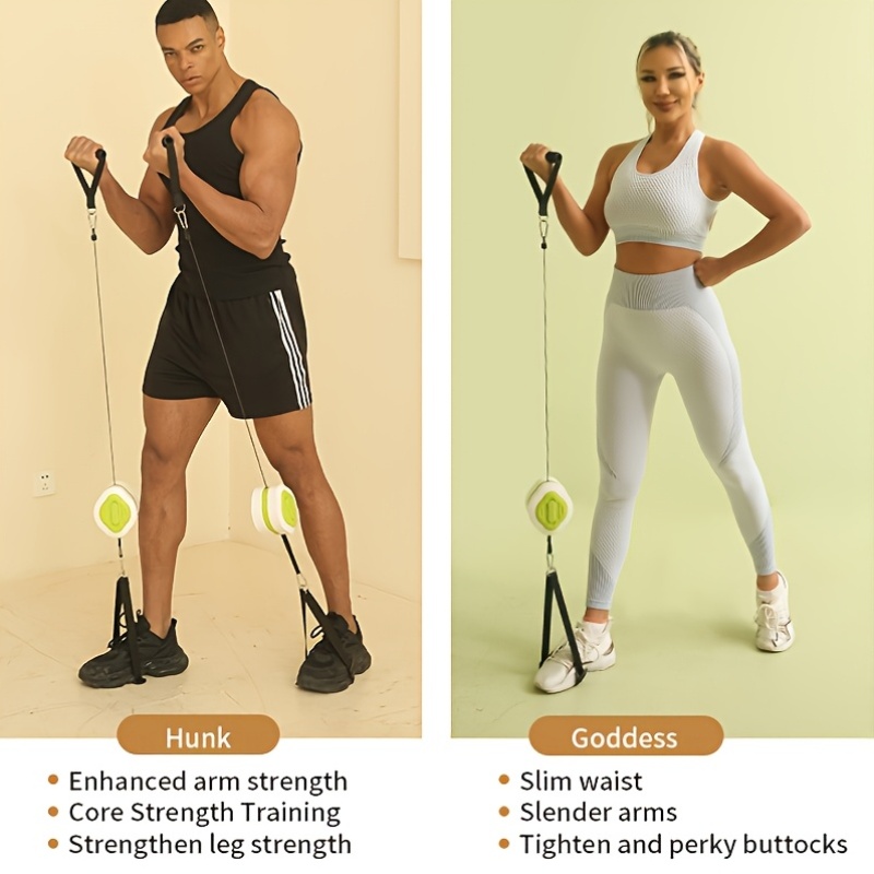 Portable Retractable Cable Tra - Home Gym Kit recension och pris