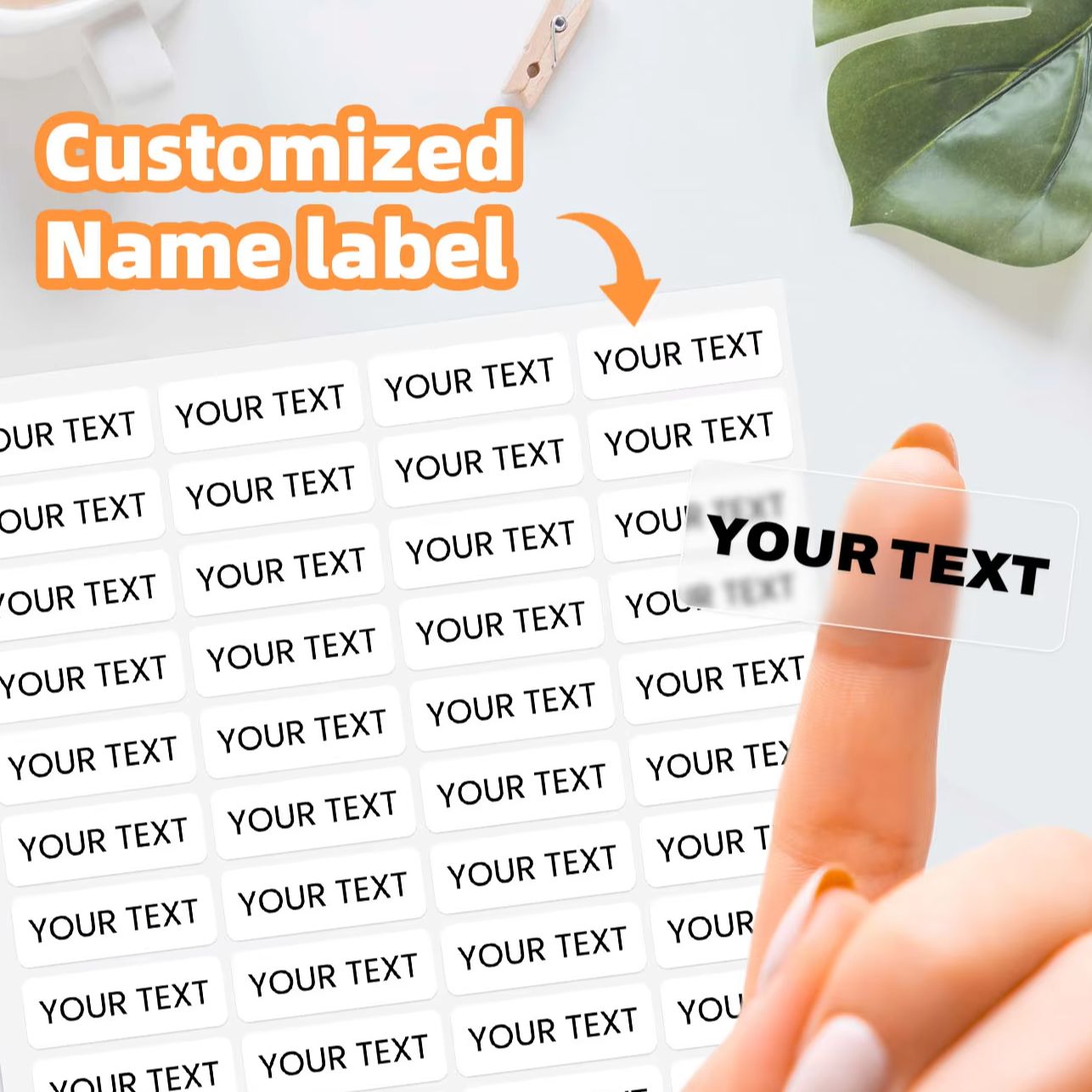 1-600PCS Custom Name Stickers, - Home Gym Decor recension och pris