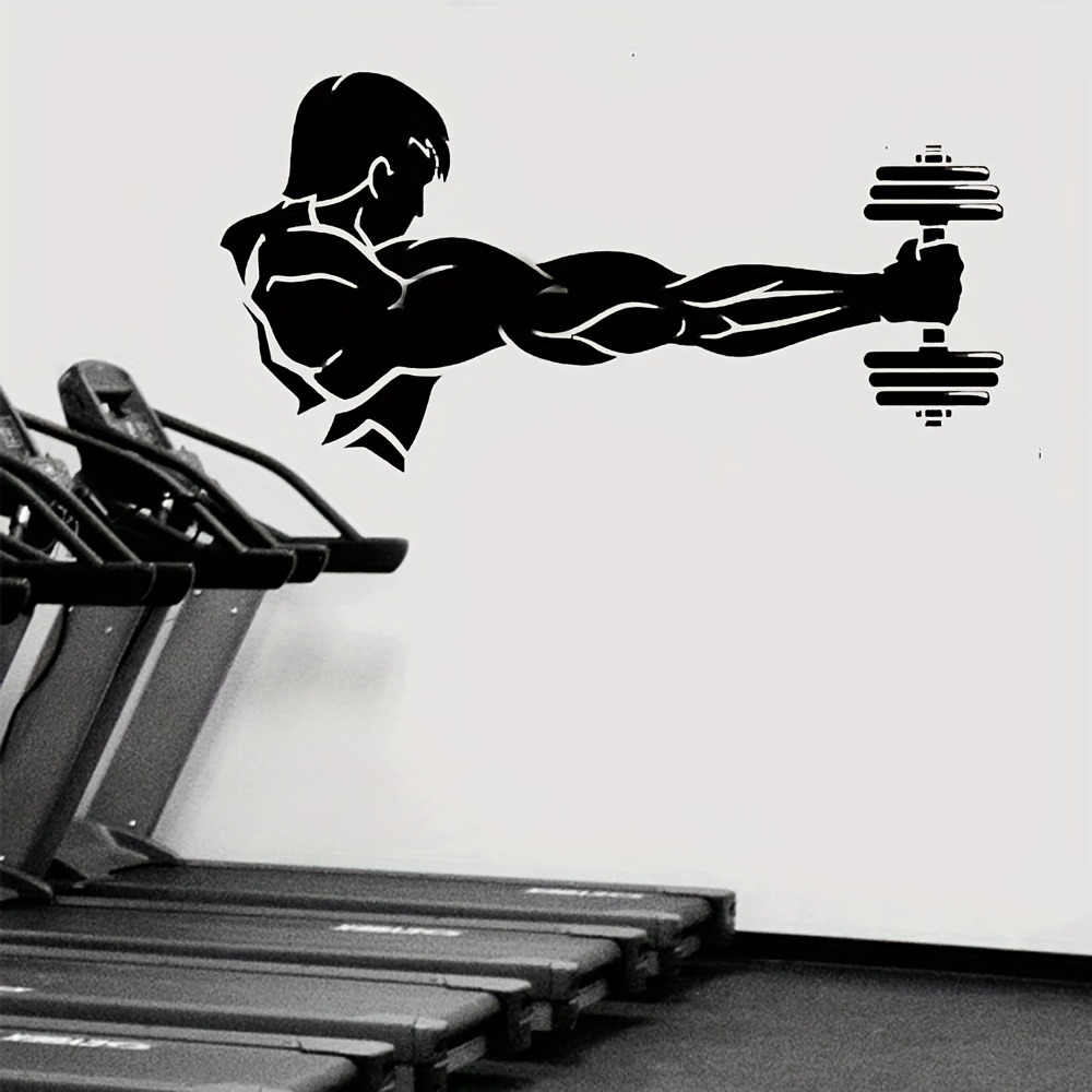 Fitness Home Decor Vinyl Wall  - Home Gym Interior Design recension och pris